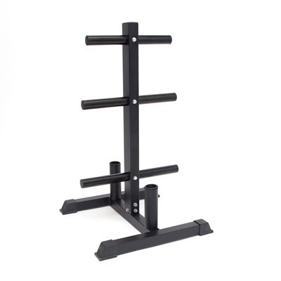 Olympic Bar and Plate Combo Rack