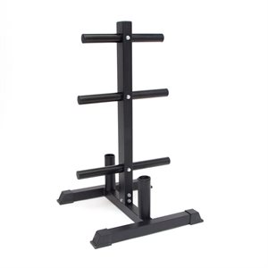 Olympic Bar and Plate Combo Rack