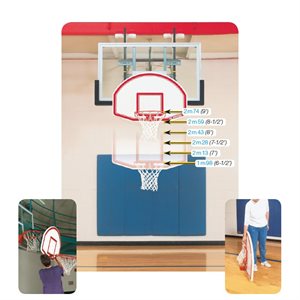 Easy-Up 6-In-1 Mini Goal and Backboard Set