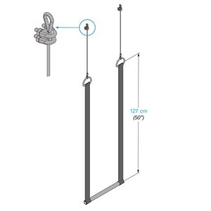 Gymnastic Trapeze for Climbing Frame of 10' (3 M) 