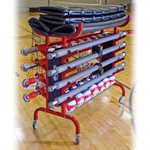 Portable volleyball equipment carrier
