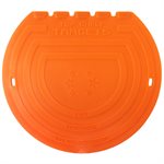 4 cibles magnétiques pour but de hockey, 8", oranges