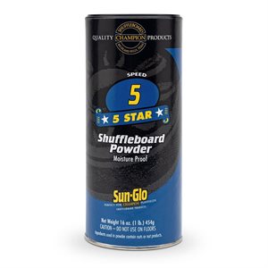 Cire en poudre pour jeu de shuffleboard