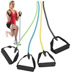 Tube élastique d’exercice, haute, noire