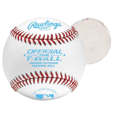 Balle de baseball / T-Ball Rawlings® en polysoft, 9"