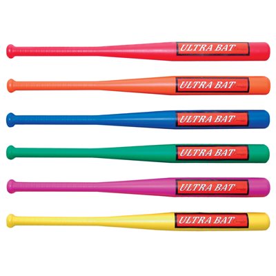 6 polyethylene baseball bats