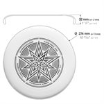 Frisbee de Ultimate Frisbee Ultrastar, 175g - 27,4 cm (10,8")