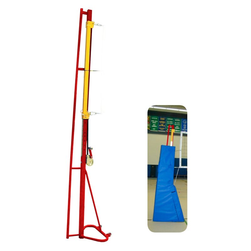 Volleyball Adjustable Posts with Pads and Net