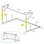 Poteau avant pour but de soccer 2B3002 de Kwikgoal