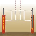 Aluminum complete MATCH POINT Volleyball system
