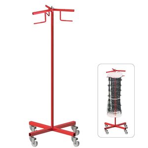 Single Volleyball Net Steel Storage Rack