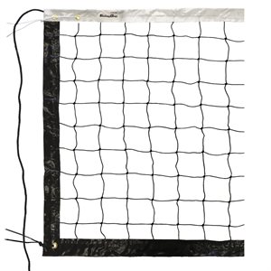 Club Volleyball Net with Nylon Cable, 32'