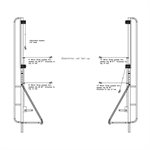 Pair of Steel Volleyball Posts, 1-7 / 8"