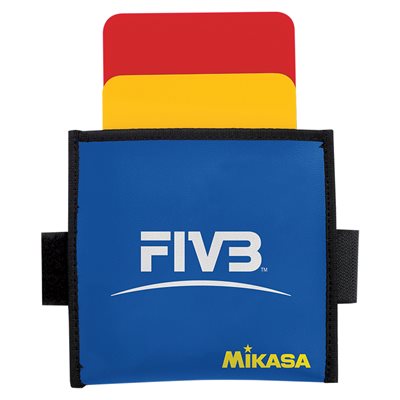 Volleyball Referee Cards with Leather Case Holder