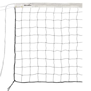 Filet de volleyball avec câble en polyéthylène, 20'