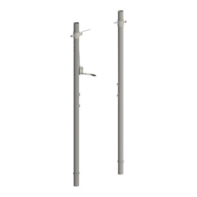 Paire de poteaux de volleyball en acier, 3-½"