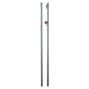 Pair of Galvanized Posts, 2 Pulleys, 2-3 / 8"