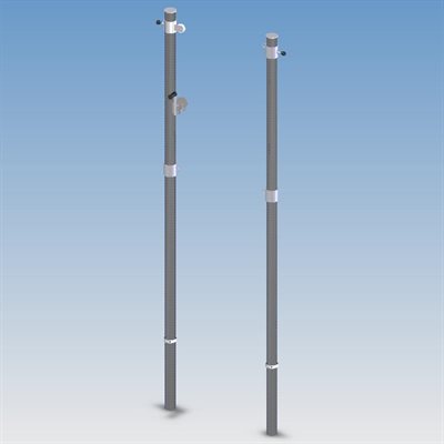 Pair of Beach Volleyball Posts, 3" (7.5 cm)