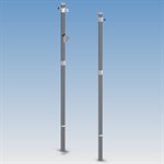 Pair of Beach Volleyball Posts, 3" (7.5 cm)