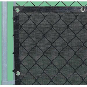 Toile coupe-vent, polyester enduit de vinyle, 6'