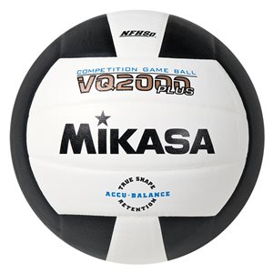 Mikasa VQ2000 Series Composite Volleyball, Black / White