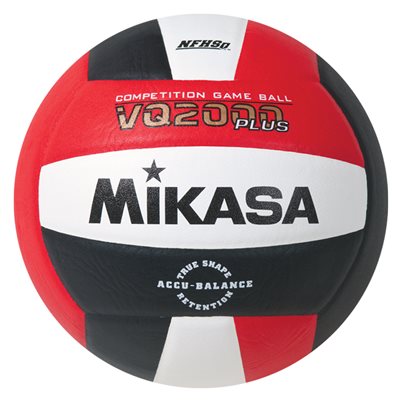 Ballon volleyball en composite Mikasa VQ2000 Series rouge / noir / blanc