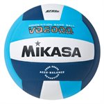 Mikasa VQ2000 Series Composite Volleyball, Navy / Sky Blue / White
