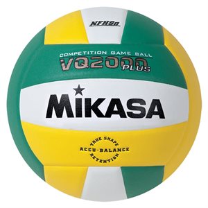 Mikasa Indoor Competition Ball, Yellowith White / Green