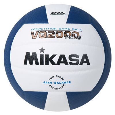 Ballon volleyball en composite Mikasa VQ2000 Series marine / blanc