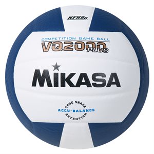 Mikasa VQ2000 Series Composite Volleyball, Navy / White