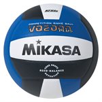 Mikasa VQ2000 Series Composite Volleyball, Royal Blue / Black / White