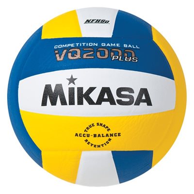 Mikasa Indoor Competition Ball, Yellowith White / Royal Blue