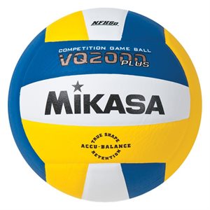 Mikasa Indoor Competition Ball, Yellowith White / Royal Blue