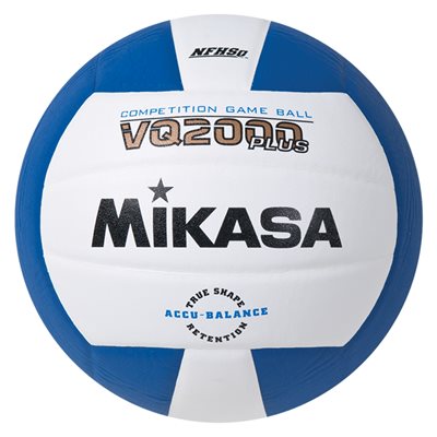 Ballon volleyball en composite Mikasa VQ2000 Series bleu royal / blanc