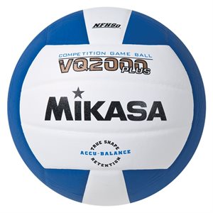 Ballon volleyball en composite Mikasa VQ2000 Series bleu royal / blanc