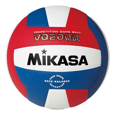 Ballon volleyball en composite Mikasa VQ2000 Series rouge / bleu royal / blanc