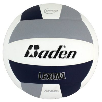 LEXUM Soft tough training volleyball, Navy / Grey / White