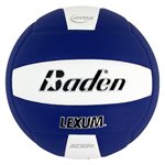 Baden Lexum Microfiber Volleyball, Royal Blue / White