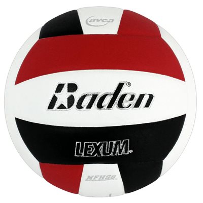 Ballon de volleyball Baden Lexum, noir / rouge / blanc