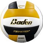 Ballon de volleyball Baden Perfection, noir / jaune / blanc