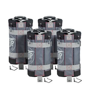 4 Weighed Bags for E-ZUP Instant Shelter