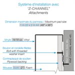 Protection murale avec logo sur mesure