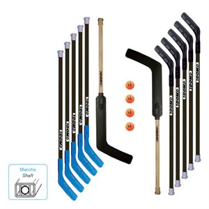 DOM EXCEL X90-G4, STF series Hockey sticks set players and goalies 45" (114cm)