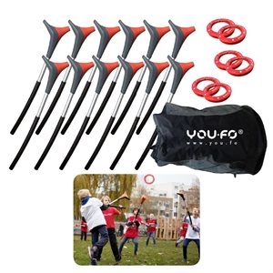 12 YOU.FO sticks and 6 YOU.FO rings