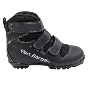 Pair of Van Bergen Cross-Country Velcro Ski Boots, Junior