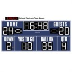 Outdoor football / soccer scoreboard, 18’ x 8’