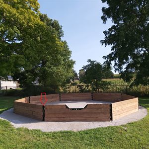 8 Supports 30" avec boulons de carrosserie pour Gaga Pit