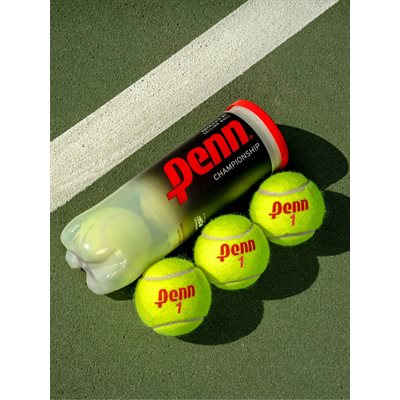3 Penn Extra Duty Felt Tennis Balls, Yellow
